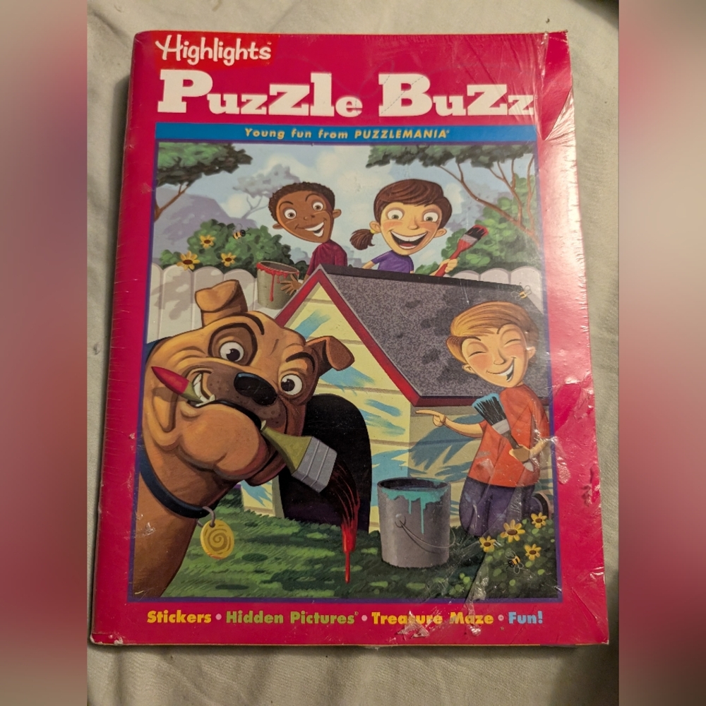 Highlights Puzzle Buzz Young Fun From Puzzlemania 4 Books New